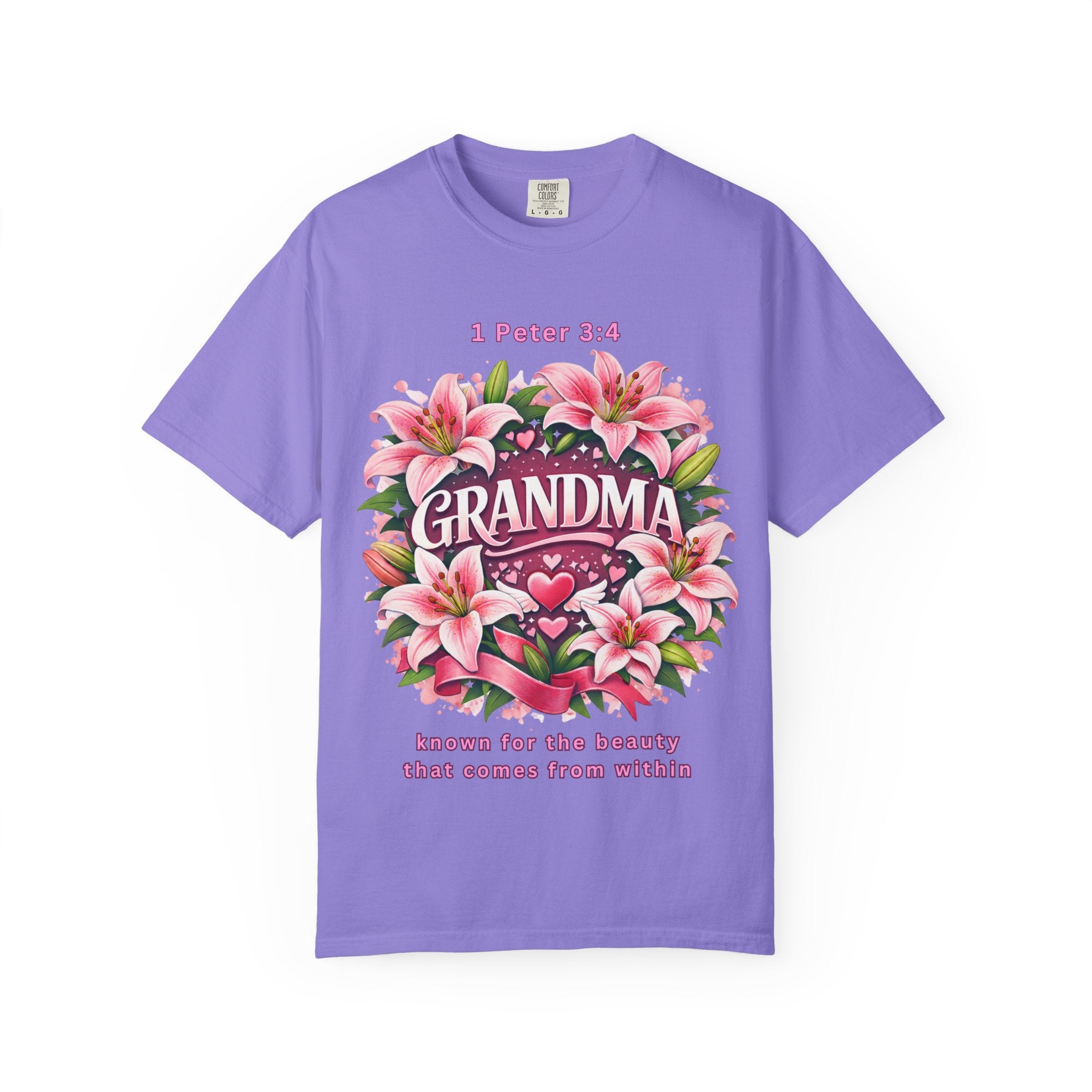 Known for the Beauty - GRANDMA - Garment-Dyed Unisex T-shirt