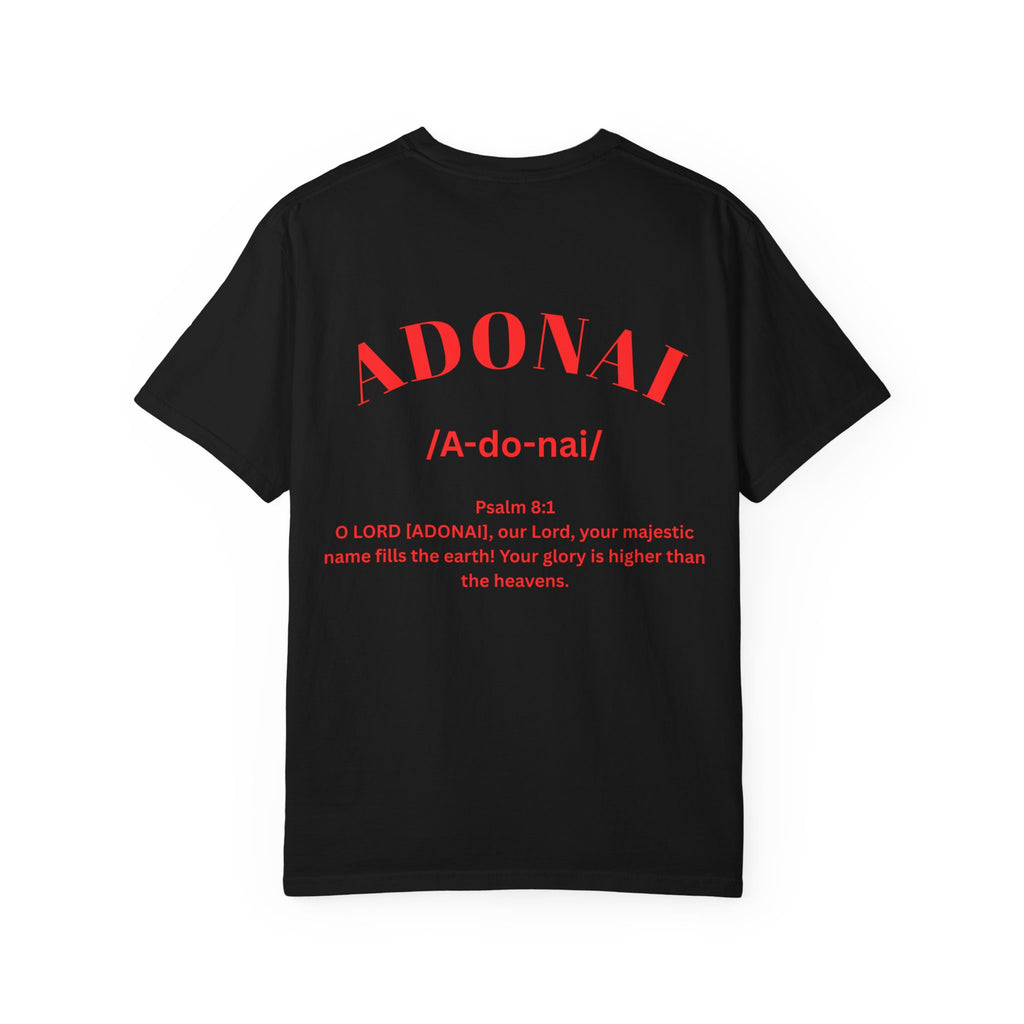 ADONAI - Garment-Dyed Unisex T-shirt