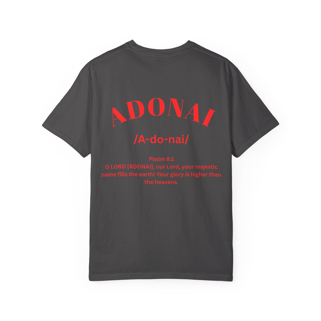 ADONAI - Garment-Dyed Unisex T-shirt