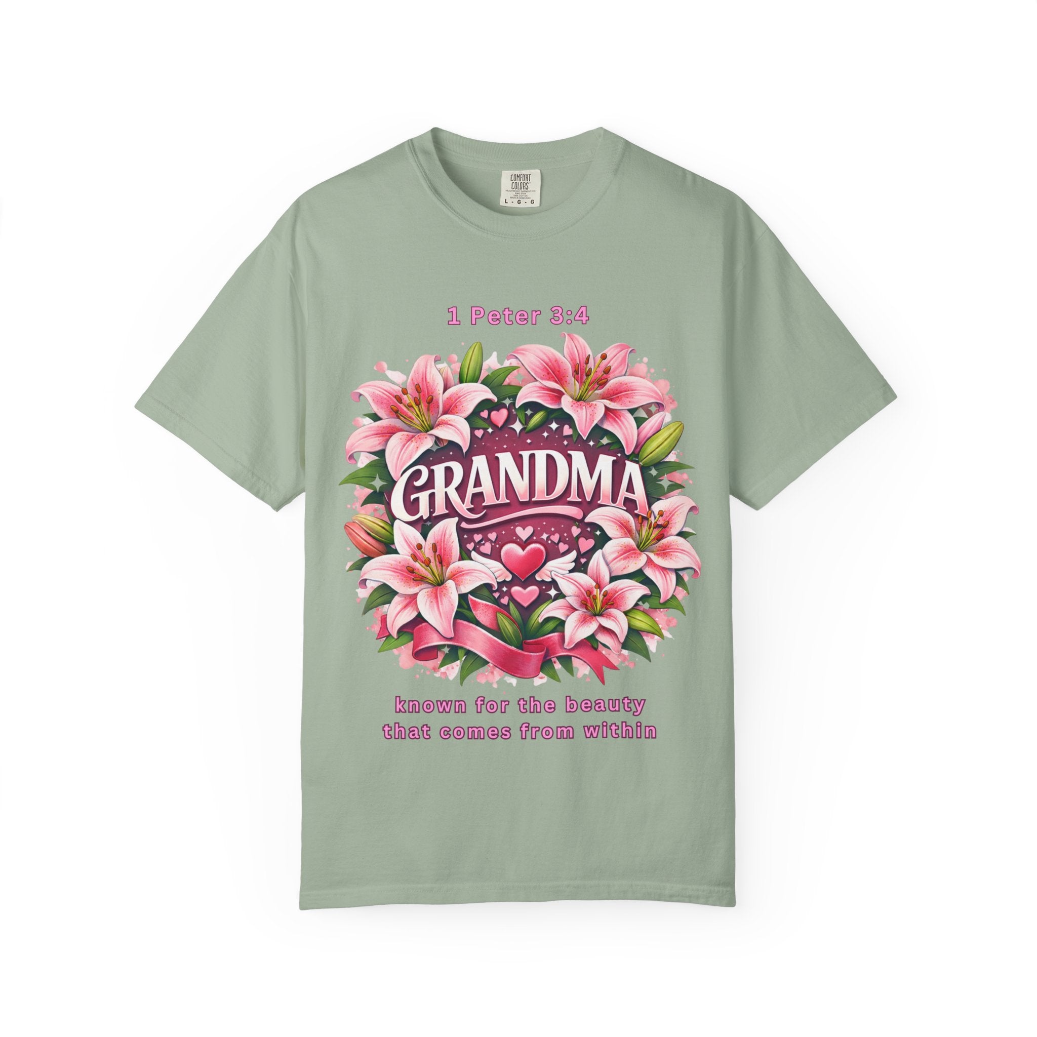 Known for the Beauty - GRANDMA - Garment-Dyed Unisex T-shirt