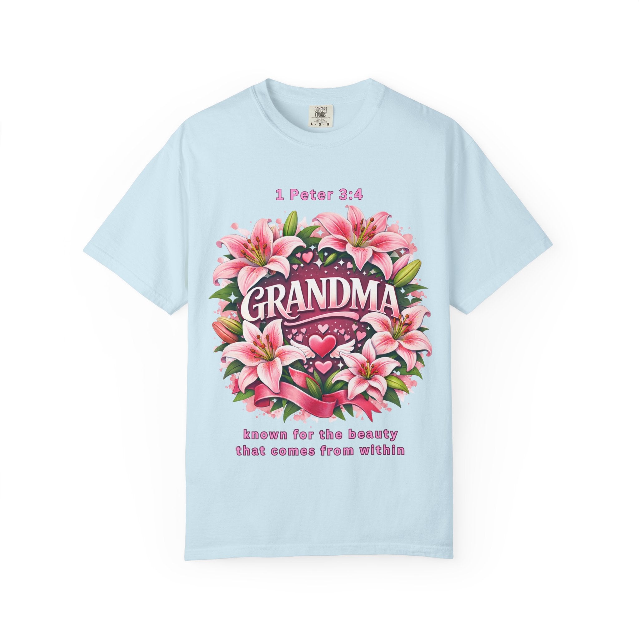 Known for the Beauty - GRANDMA - Garment-Dyed Unisex T-shirt