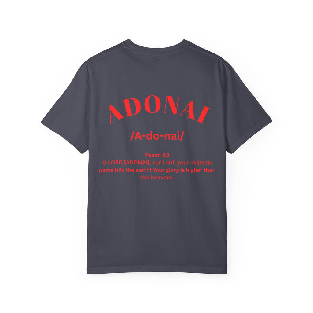 ADONAI - Garment-Dyed Unisex T-shirt