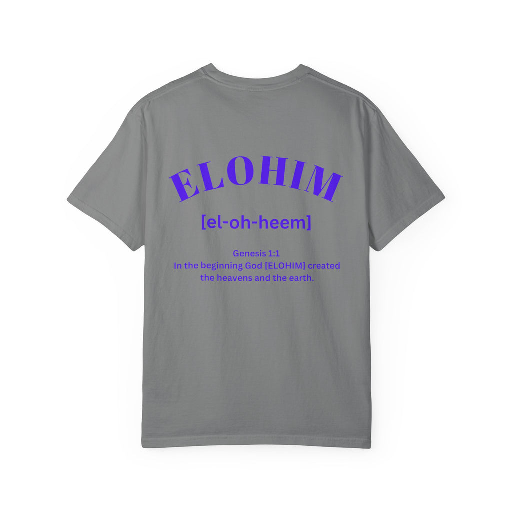 ELOHIM - Garment-Dyed Unisex T-shirt