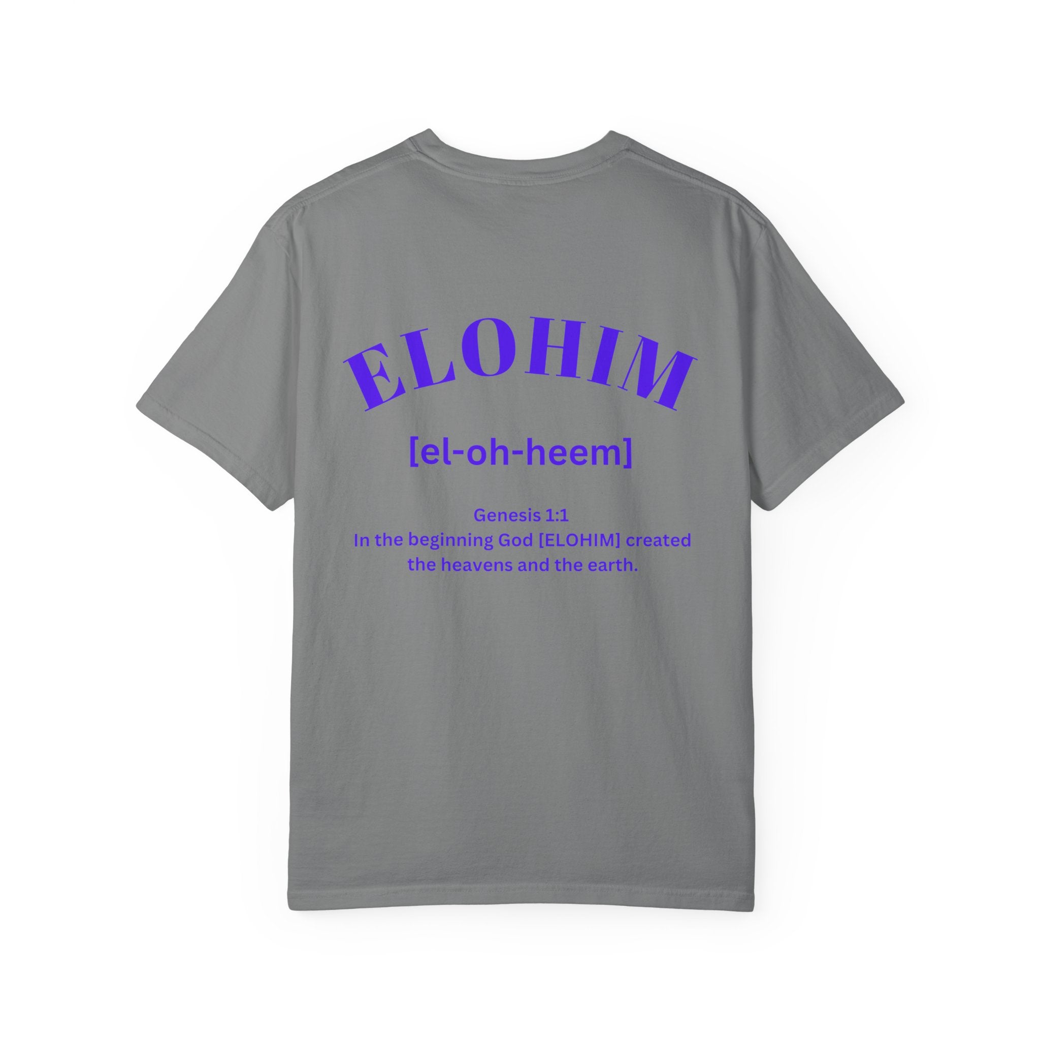 ELOHIM - Garment-Dyed Unisex T-shirt