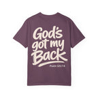 God's got my Back - Garment-Dyed Unisex T-shirt