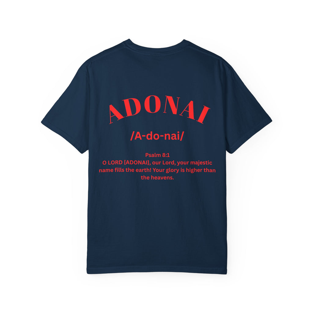 ADONAI - Garment-Dyed Unisex T-shirt